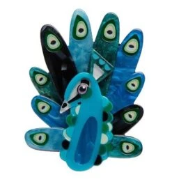 Erstwilder Pete Cromer Wildlife The Picturesque Peacock Brooch