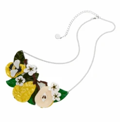 Erstwilder Botanical Fruit Compare The Pear Statement Necklace -Fashion Shoes Store PearNL3