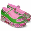 Hot Chocolate Design Pink Flowers Platforms