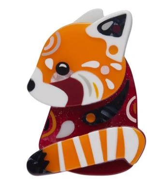 Erstwilder Pete Cromer Wildlife The Rakish Red Panda Brooch 1 Erstwilder Pete Cromer Wildlife The Rakish Red Panda Brooch