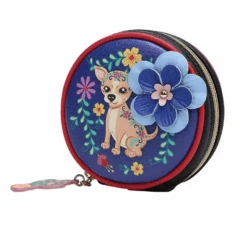 Vendula Mexican Garden Round Coin Purse -Fashion Shoes Store RoundCoin4
