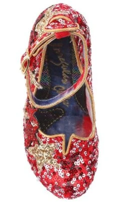 Irregular Choice Shooting Star Red -Fashion Shoes Store ShootingRD1