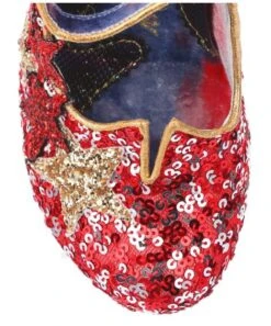 Irregular Choice Shooting Star Red -Fashion Shoes Store ShootingRD2
