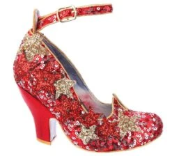 Irregular Choice Shooting Star Red -Fashion Shoes Store ShootingRD3