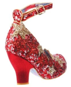 Irregular Choice Shooting Star Red -Fashion Shoes Store ShootingRD4