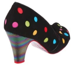 Irregular Choice Spot The Dot Black -Fashion Shoes Store SpotBK3