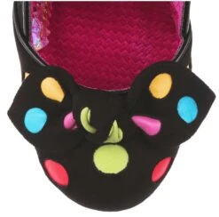 Irregular Choice Spot The Dot Black -Fashion Shoes Store SpotBK5