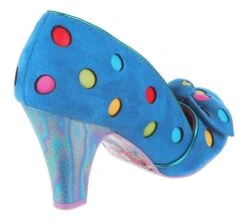 Irregular Choice Spot The Dot Blue -Fashion Shoes Store SpotBL3