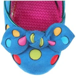 Irregular Choice Spot The Dot Blue -Fashion Shoes Store SpotBL5