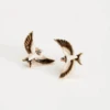 Fable England Swallow Stud Earrings