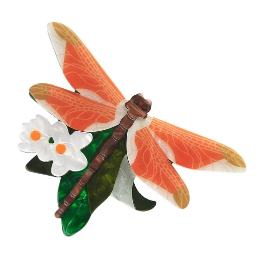 Erstwilder Botanical Fruit Summer Flight Brooch 1 Erstwilder Botanical Fruit Summer Flight Brooch