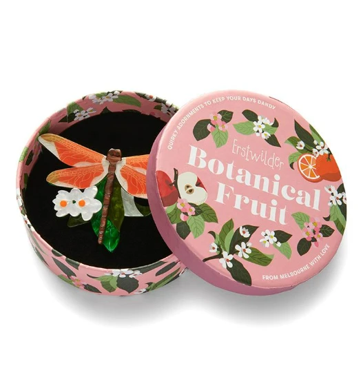 Erstwilder Botanical Fruit Summer Flight Brooch 2 Erstwilder Botanical Fruit Summer Flight Brooch - Image 2