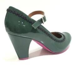 Cristofoli Tania Patent Dark Green 7 Cristofoli Tania Patent Dark Green -Fashion Shoes Store TaniaGN3