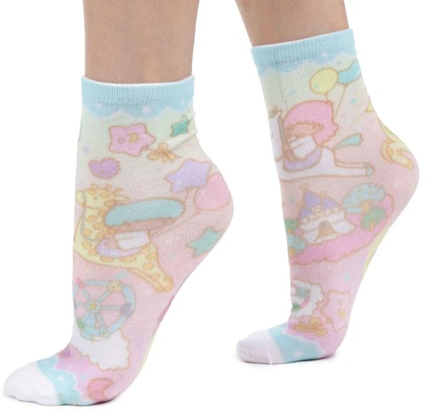 Irregular Choice Sanrio Twin Stars Dream Socks 1 Irregular Choice Sanrio Twin Stars Dream Socks